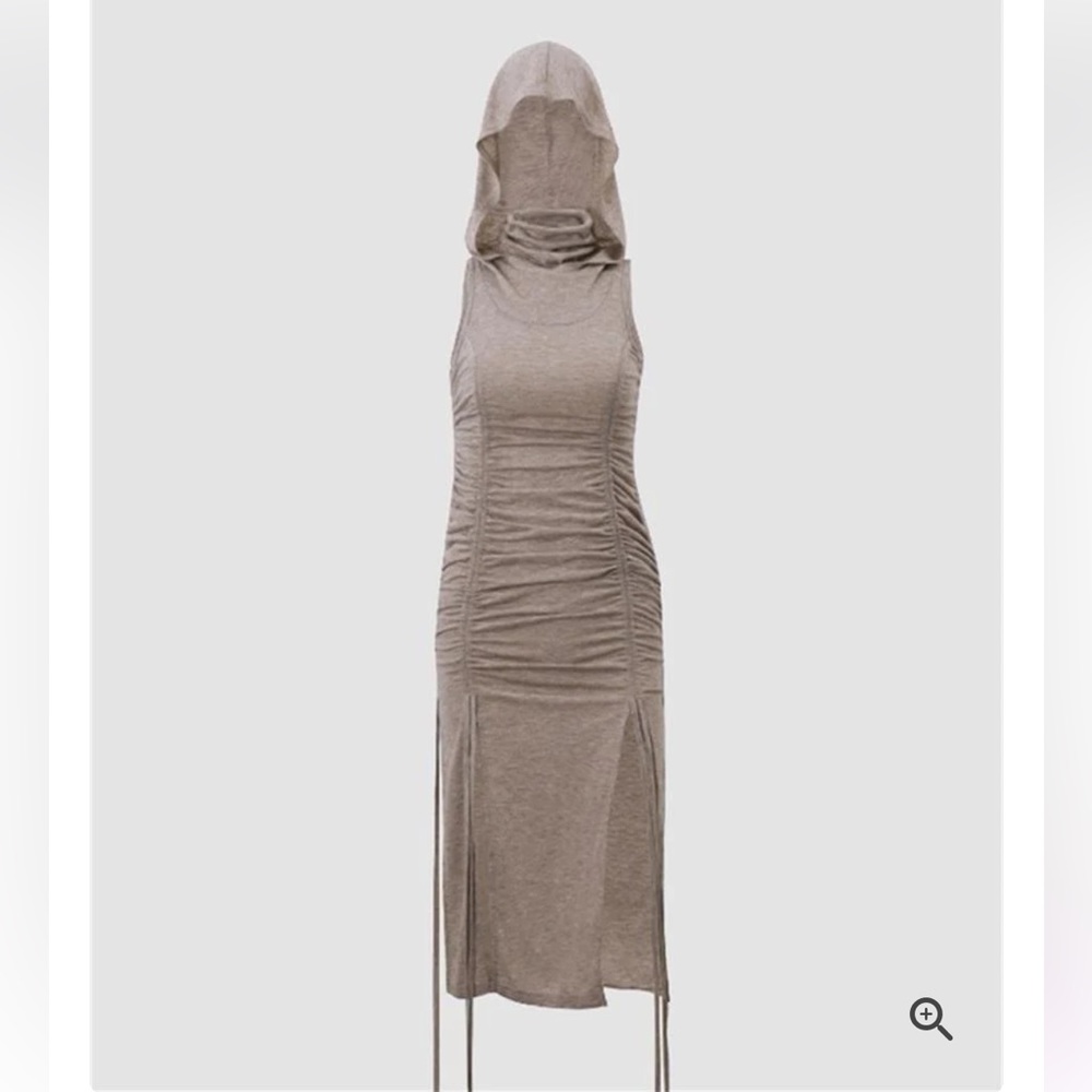 Desert dress with hoodie
